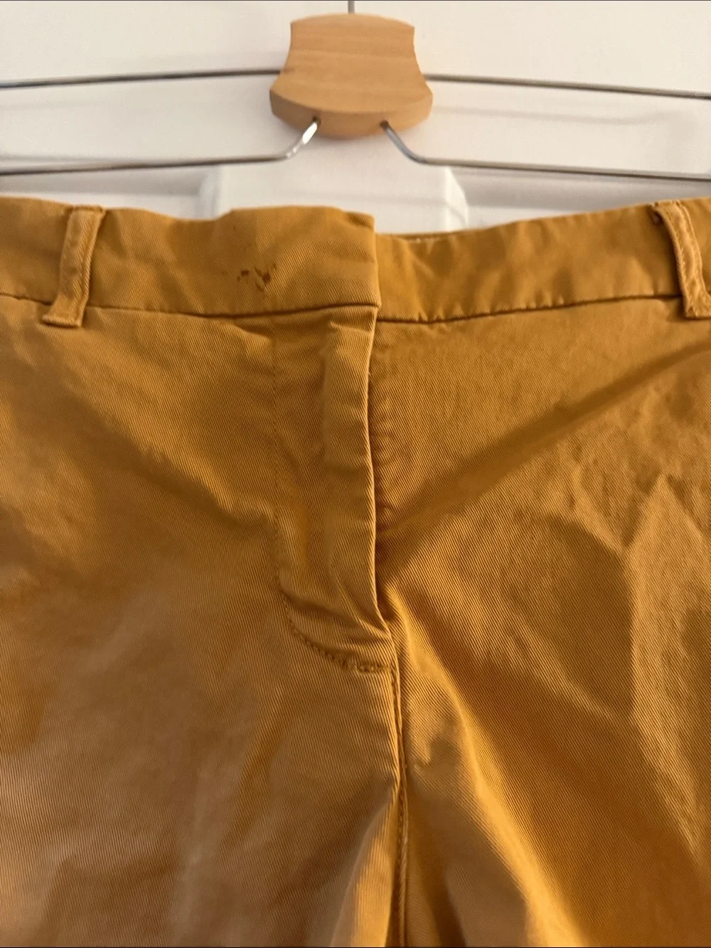 J. Crew Women's Mustard Yellow Cotton Shorts